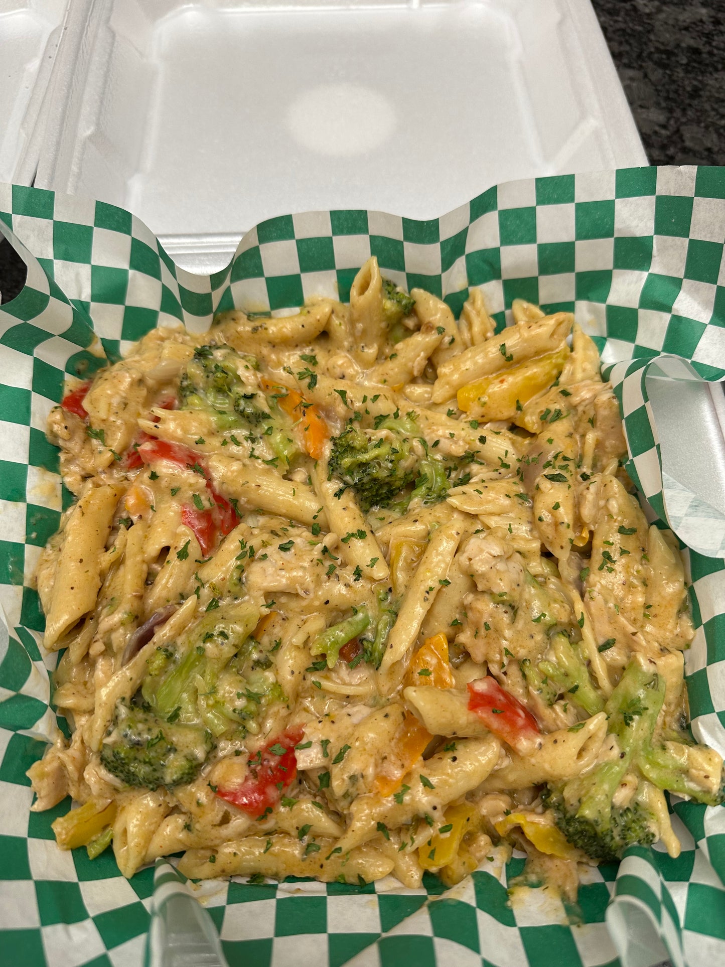 Vegan Jerk Alfredo