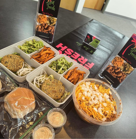 5 day meal prep with 2 options for breakfast/dinner