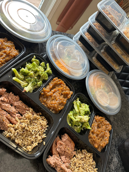 Custom Meal Prep- 5 meals (1 meal a day)