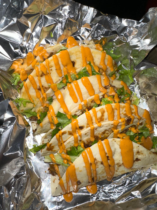 Vegan Chk’n Taco Trio (3 tacos)